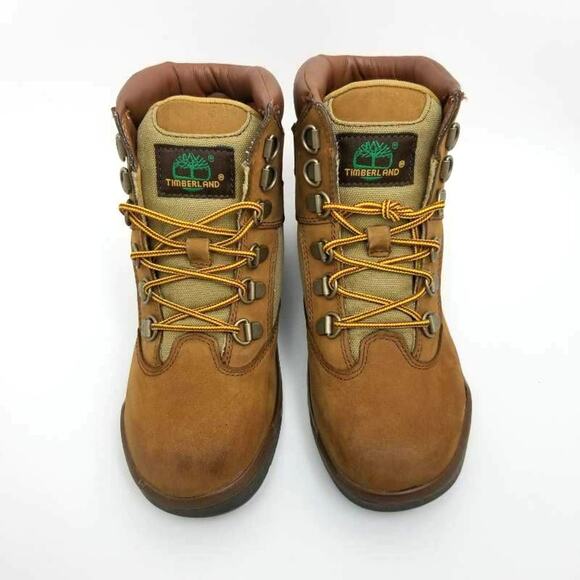 Timberland Boys 6-Inch Field Boots Brown Size 3 - Picture 4 of 12